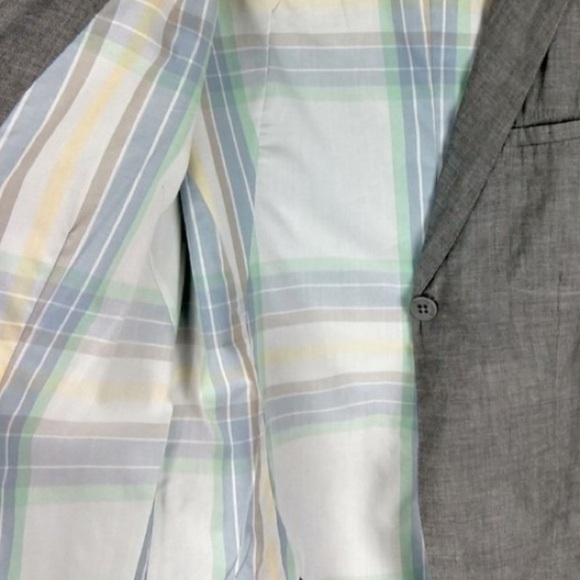 Women's Horny Toad gray organic cotton lightweight blazer jacket size large - Picture 7 of 10